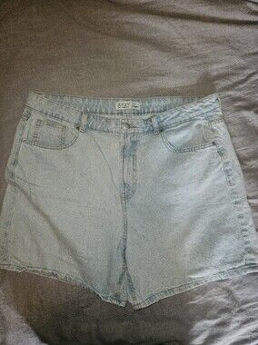 Primark Denim&Co Light Blue High-Rise Denim Skirt Size 14